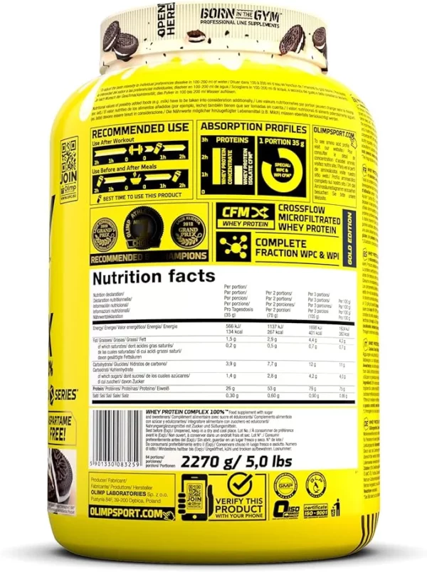 Olimp Whey Complex 100% 2.27kg – Image 2