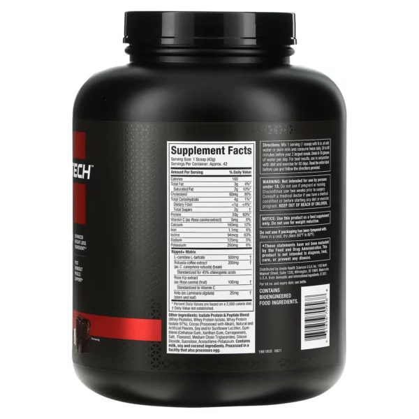MuscleTech Nitro-Tech Ripped 4lb – 1,81kg – Image 3