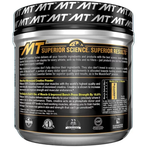 muscletech Platinium creatine 400g – Image 2
