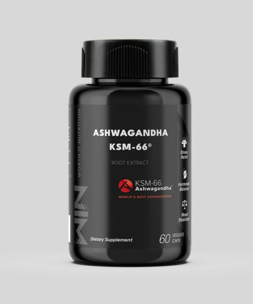 🌿 Ashwagandha KSM-66® Worth It Nutrition – Formule premium 600 mg 60 caps