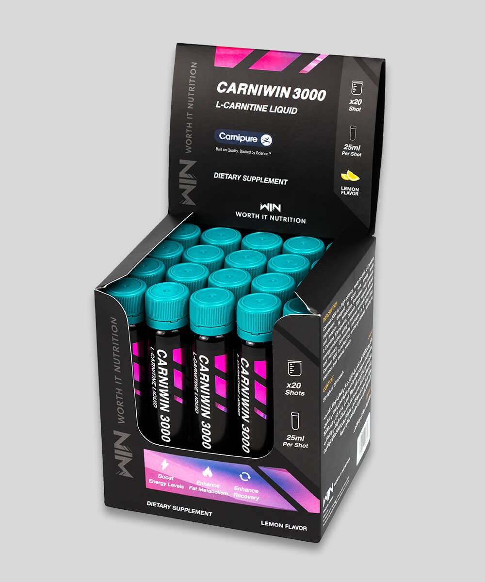 CarniWIN 3000 - L-Carnitine (Carnipure®) - Worth It Nutrition | 500ML