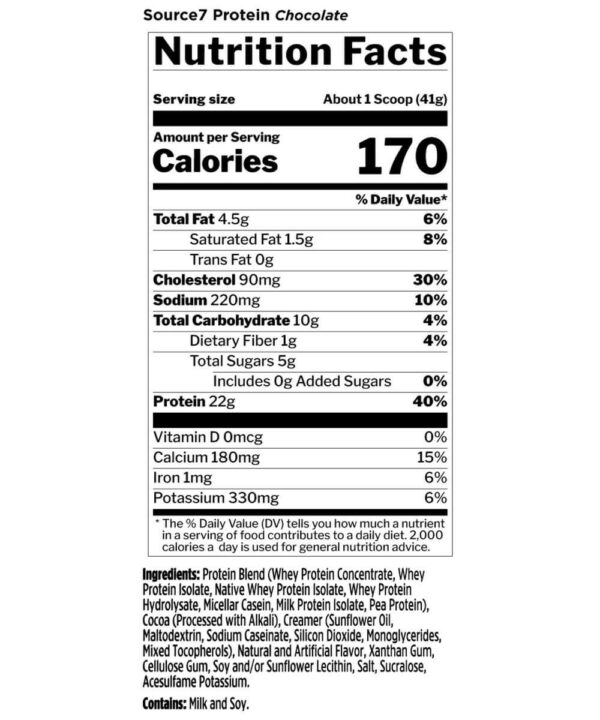 SOURCE 7 PROTEIN - Rule 1 | 2.26 KG – Image 2