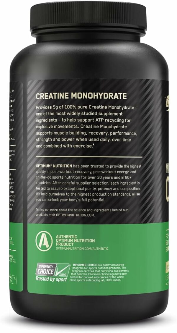 Optimum Nutrition Micronized Creatine – 300g – Image 2
