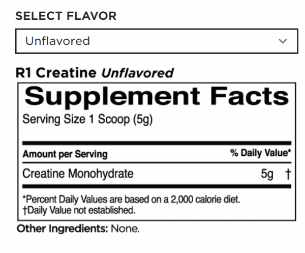 Rule 1 Creatine 75serv – Image 2