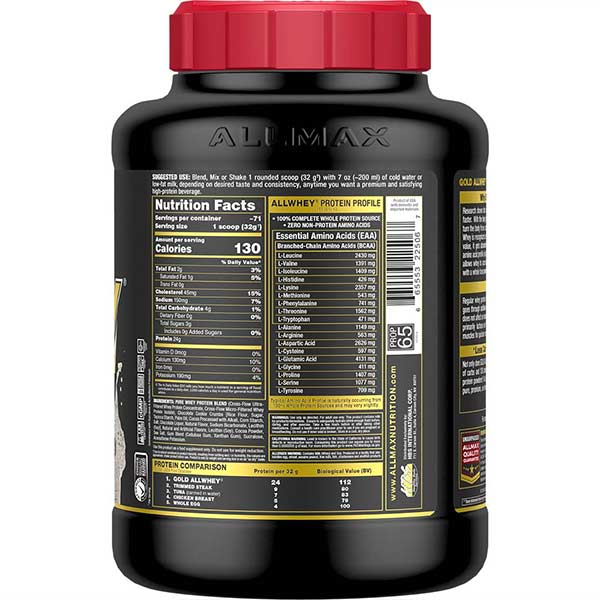Allmax ALLWHEY GOLD – 2.27 KG – Image 2
